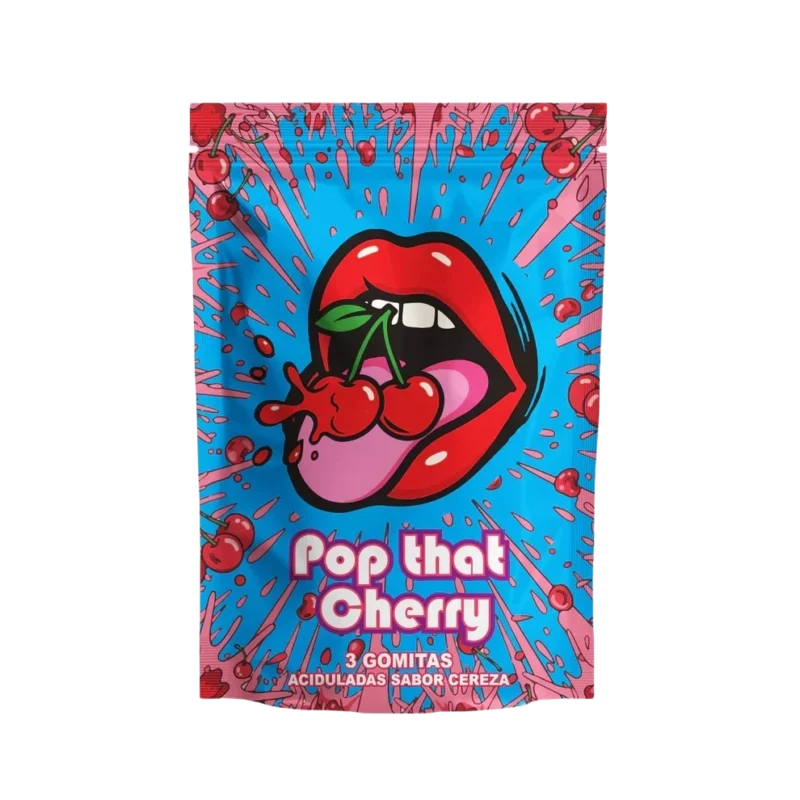 Pop that Cherry: Gomitas Aciduladas (THC + HHC + THC-P) – 3 Piezas